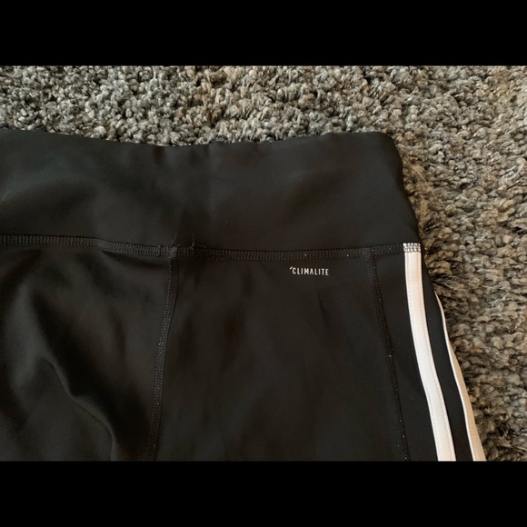 SOLD! Adidas Climalite 3 Stripe Leggings - Picture 6 of 8